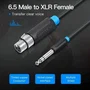 Vention Cable de Audio Estéreo Jack 6,5 mm Macho a XLR Hembra 2 m Negro